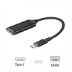 Adaptador De Cable USB-C Tipo C A HDMI 4K 30hz Adaptador USB 31 A HDMI Convertidor Macho A Hembra Para Computadora Macbook PC