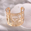 Fashion Hollow Skull Open Bangle Bracelet Halloween Brand New Statement Jewelry Gifts