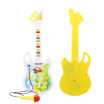 2PCS Juguete Musical Educativo Bebé Niños Guitarra Teclado Portátil Juguete De Desarrollo Compre 1 Guitarra Obtenga 1 Micrófono Color Aleatorio