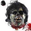 Halloween Cut Off Head In Chains Prop