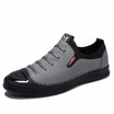 Mens Shoes Loafers Casual Shoes Fashion Leather Shoes Slip on Shoes For Men Work Shoes Grey Black Brown Size 38-44