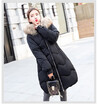 Winter 2018 new down jacket Korean version of large size womens wear large fur collared cap cotton-padded coat