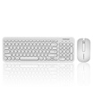 Fine Sun SUNNROSE T85 Wireless 24G Punk Key Cap Keyboard Mouse Set Notebook Desktop Universal Keyboard Set White