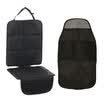 Protector del asiento del coche Kick Mat Protectores del respaldo del asiento con 2 bolsillos organizadores Funda impermeable del asiento Kick Guards