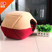 Pet nest Mongolia bag dog house cat house Dual purpose summer mat dog house folding indoo