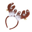 Christmas Decoration Christmas Ornament Feathered Antler Headband Feather Bell Antler Headband