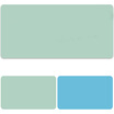 Ling charm two-color double-sided mouse pad oversized office desk pad laptop pad keyboard pad desk pad home large size mat waterproof pad light green æ blue