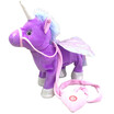 35cm Lovely Electric Walking Unicorn Plush Toy Soft Stuffed Animal Electronic Unicorn Doll Sing the Song for Baby Birthday Gifts