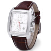 Megir M2028 Male Quartz Watch Rectangle Dial With Date Function Sport Wristwatch