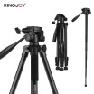 KINGJOY VT-880 Disparo Panorámico De 360 ° En Cámara Portátil De Aleación De Aluminio Ajustable Para Trípode Monopod 360 ° Para Canon Nikon Sony Fuji