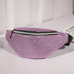 Fashion Women Men Clear Glitter Waist Belt Bum Bag Pouch Hip Purse Travel Bag