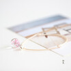 new Glass Bracelet Weave Lucky Flower Bracelets Handmade Dandelion Woven Dried Flowers Glass Beads Bracelet Women Jewelry