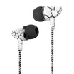 Crack Braided Wired Headphone with Microphone Wired Control Super Bass Universal for Android iPhone 35mm Plug
