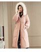 2018 winter clothing new womens clothing in the long knee-length extra-thick fur collared student coat down padded coat