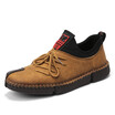 Mens Shoes Lightweight Casual Shoes Non-Slip Mens Shoes Fashion Casual Shoes Black Brown Khaki Size 39-44