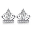 Crown Stud Earrings For Women Lady Party Fashion Jewelry Gift Anniversary Classic Accessories WHK140