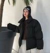 Winter 2018 winter 2018 new Korean womens fashion loose thickened warm collar womens cotton-padded jacket
