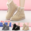 New Fashion Winter Ankle Women Boots Plush Warm Lady Shoe Plus Size Easy Wear Up Girls Snow Boots Size35-43