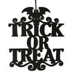 Halloween Party Indoor And Outdoor The Witch Is In Hanging Door Decoration And Wall Sign Trick Or Treat