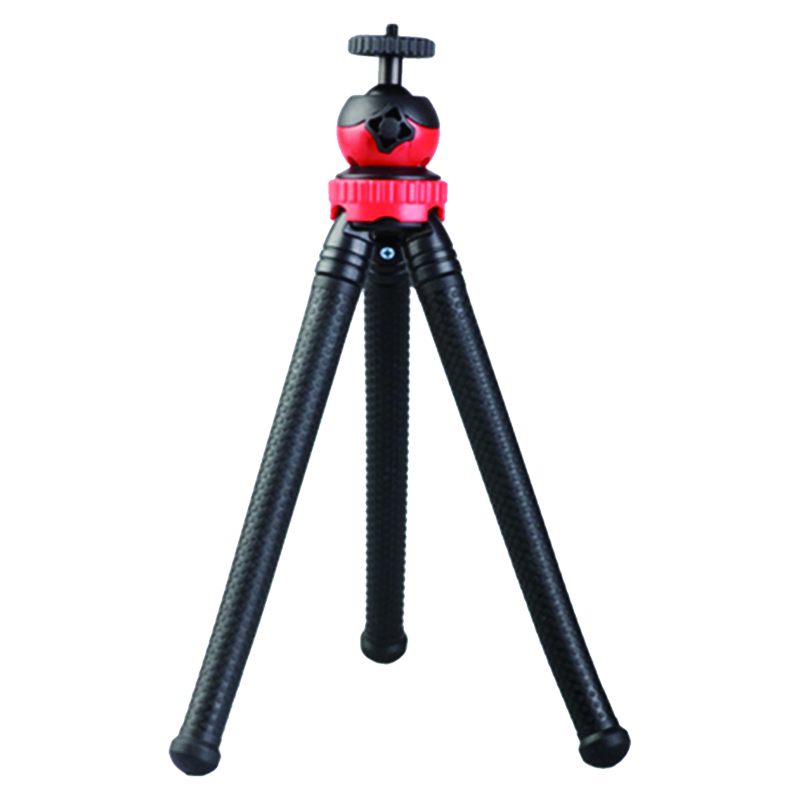 Earlymen EM-123 red anchor bracket anchor tripod self-timer artifact Octopus portable amazing tripod mobile phone selfie mini tripod to send mobile phone clip