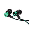 11M Reflective Fiber Cloth Line Noise Isolating Stereo In-ear Earphone Earbuds Headphones with 35 MM Jack Standard