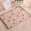 Mascota Estera Suave Franela Fleece Pata Diseño de impresión Mascota Cachorro Perro Gato Estera Manta Cama Sofá Mascota Productos calientes Funda de cojín Toalla