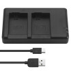 ENERGYFIT Dual USB Charger for Sony NP-FW50 Battery Sony BC-TRW Charger&Sony A6000 A6500 A6300 A7 A7II A7SII A7S A7S2