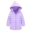 2018 spring New Warm Girls Thin Down Cotton Jackets & Coats Baby Kids autumn winter Down Jacket Children 1-8Y Outwear Clothes
