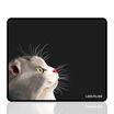 LESAILES 3002503mm cute cat black game esports mouse pad medium lock computer keyboard mat easy to clean