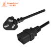 Baoer Xingke GB three-insert 90 degree 16A plug machine room cabinet large server power cord black 15 m WS-015D MPJG0015