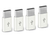 4 Unids Micro Usb A Tipo C Adaptador