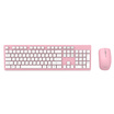 Philips PHILIPS SPT6602PS wireless keyboard mouse mouse&keyboard set mouse mute small&light office home pink