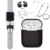 Accessories Sets Anti-lost Silicone Holder for AirPods Portable Anti-lost Strap Cord Silicone Protective Eartips for earpods