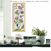 DIY Handmade Needlework Counted Cross Stitch Set Embroidery Kit 14CT Beautiful Flowers Pattern Cross-Stitching 21 50cm Home Deco