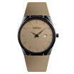 SKMEI 1509 Reloj De Cuarzo Ultrafino De Caballero Para Hombre Concise PU Band