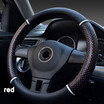 Car Steering Wheel Cover Comfortable 363840cm Micro Fiber Leather Antiskid comfortable Car interior protection accessories