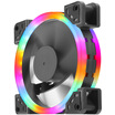 Xingu Segotep Moparty Bluetooth RGB Fan Kit with 3 RGB fans&Bluetooth controller multi-mode brightness adjustment support 8 fans&2 light bars