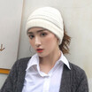 Warm wool hat for autumn&winter headwear ear-protecting hat fashionable bare ponytail open top knit hat