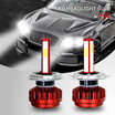 1Pair Car 12V 80W LED Headlamp Bulb 8000lm Automobile Headlights 6000K H1 H7 H4 H11 9005 9006 Auto auxiliary Driving Fog Lights