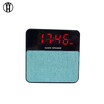 WH T1 Fabric Wireless portable Bluetooth Speaker Alarm clock radio MP3 player USB Speaker for phone computer Time monitor