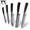 XYj Cuchillo De Cocina De Acero De Damasco 8 7 7 5 45 Cuchillo De Hoja De Patrón De Acero De Damasco Japonés Los Mejores Cuchillos De Cocina