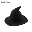 Witch Hat Diversified Along The Sheep Wool Cap Knitting Fisherman Hat Female Fashion Witch Pointed Basin Bucket for Halloween