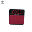 WH T1 Fabric Wireless portable Bluetooth Speaker Alarm clock radio MP3 player USB Speaker for phone computer Time monitor