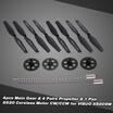 4pcs Main Gear 4 Pairs Propeller CWCCW&1 Pair 8520 Coreless CWCCW Motor for VISUO XS809W XS809HW FPV Quadcopter