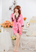 Sexy pajamas Lace satin home service Sexy fun cardigan bathrobe underwear