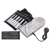 49 Teclas De Silicona Plegable Electrónica Electrónica Roll-up Keyboard Piano Con Altavoz