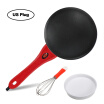 3PCS  Set Eléctrico Crepe Maker Pizza Pancake Machine Herramienta De Cocción Antiadherente Pancake Pan Portátil