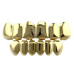 Gold Silver Plated Grillz Set for Mouth Top Bottom Hip Hop Teeth