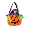 Nuevo y nuevo bellas artes de Halloween bolsa de dulces de calabaza sonriente lindo creativo divertido decoración regalo de los niños pequeño bolso del partido de recuerdos bolsa de embalaje clásico 25cm 20cm