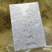 10Pcs Romantic Wedding Party Invitation Card Delicate Carved Pattern